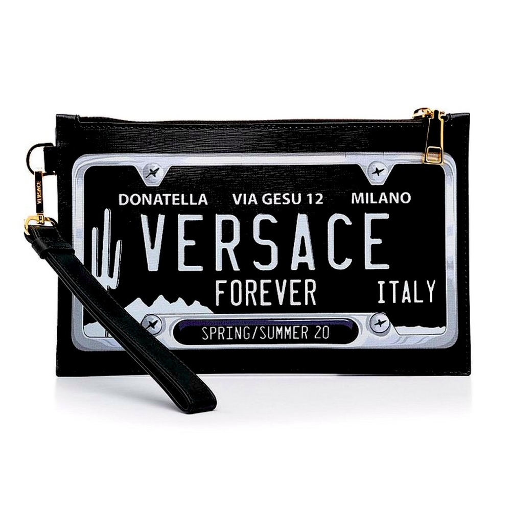 Wanted: This Clutch!!! Versace License Plate